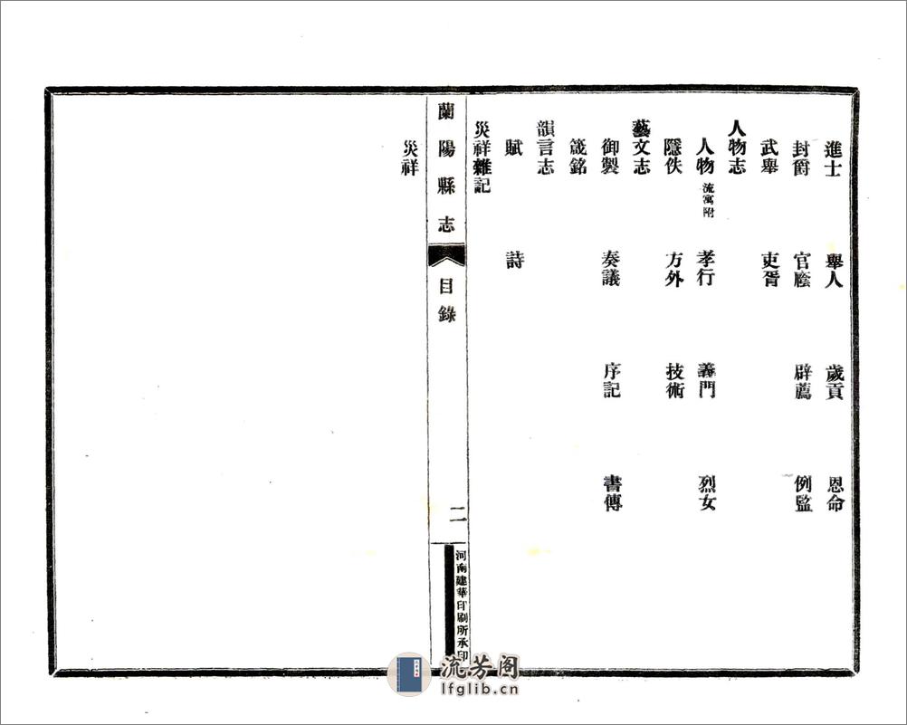 兰阳县志（康熙） - 第9页预览图