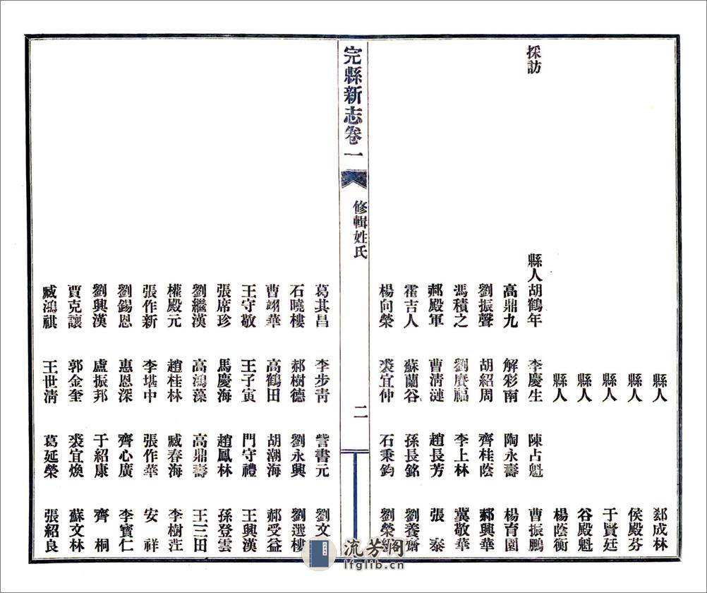 完县新志（民国） - 第13页预览图