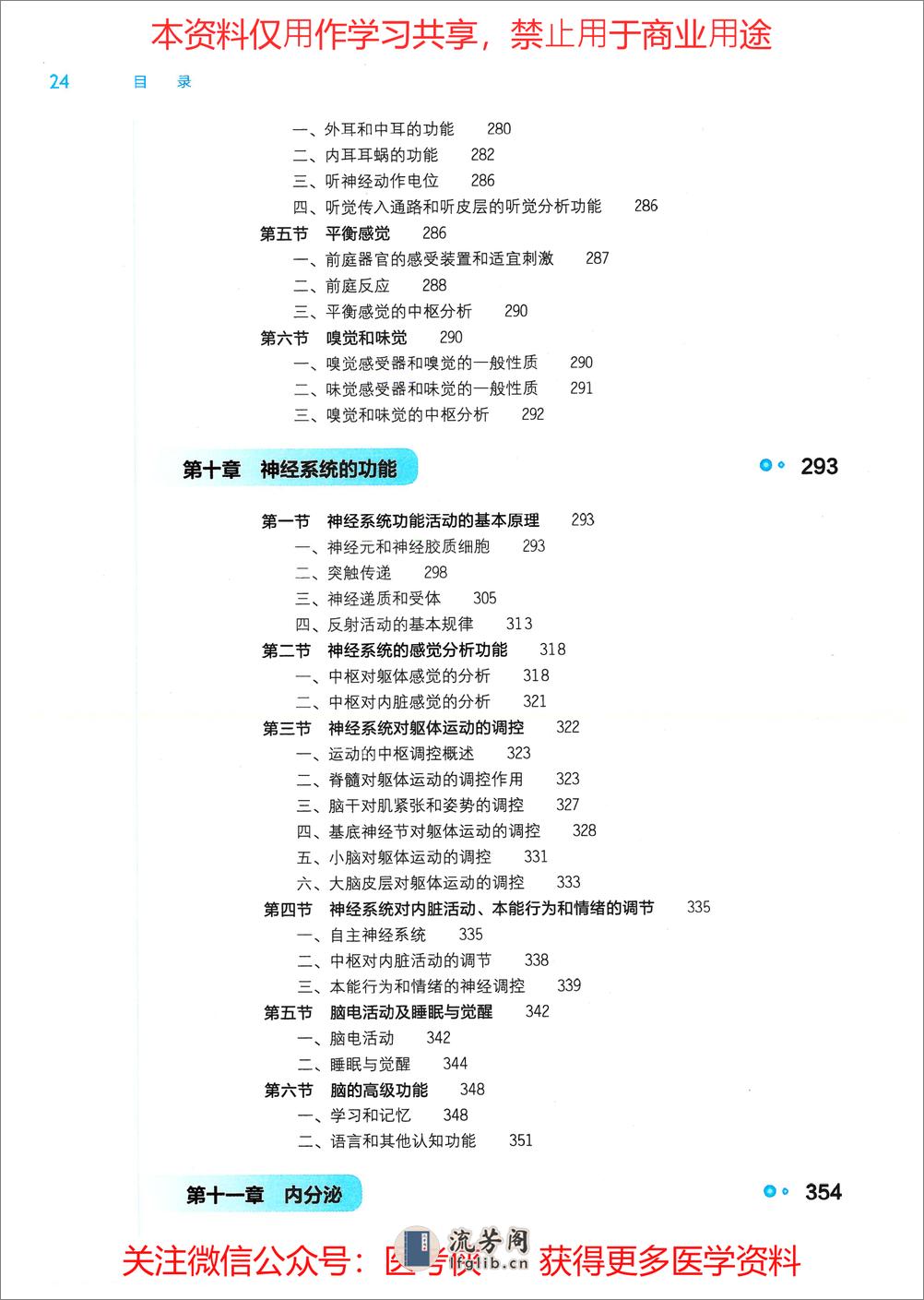 《生理学》人卫第9版教材--高清彩色 - 第6页预览图