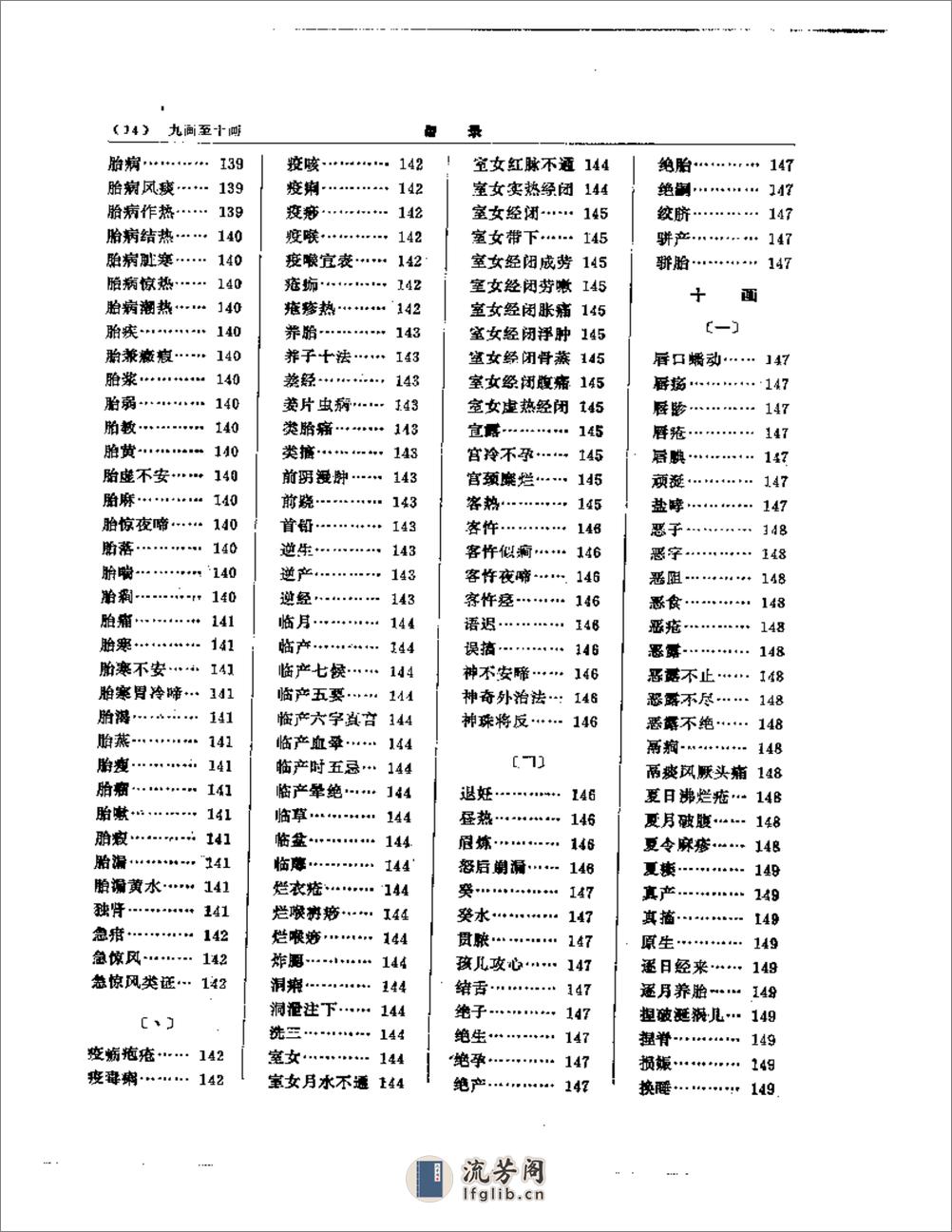 中医大辞典  妇科儿科分册（试用本） - 第20页预览图