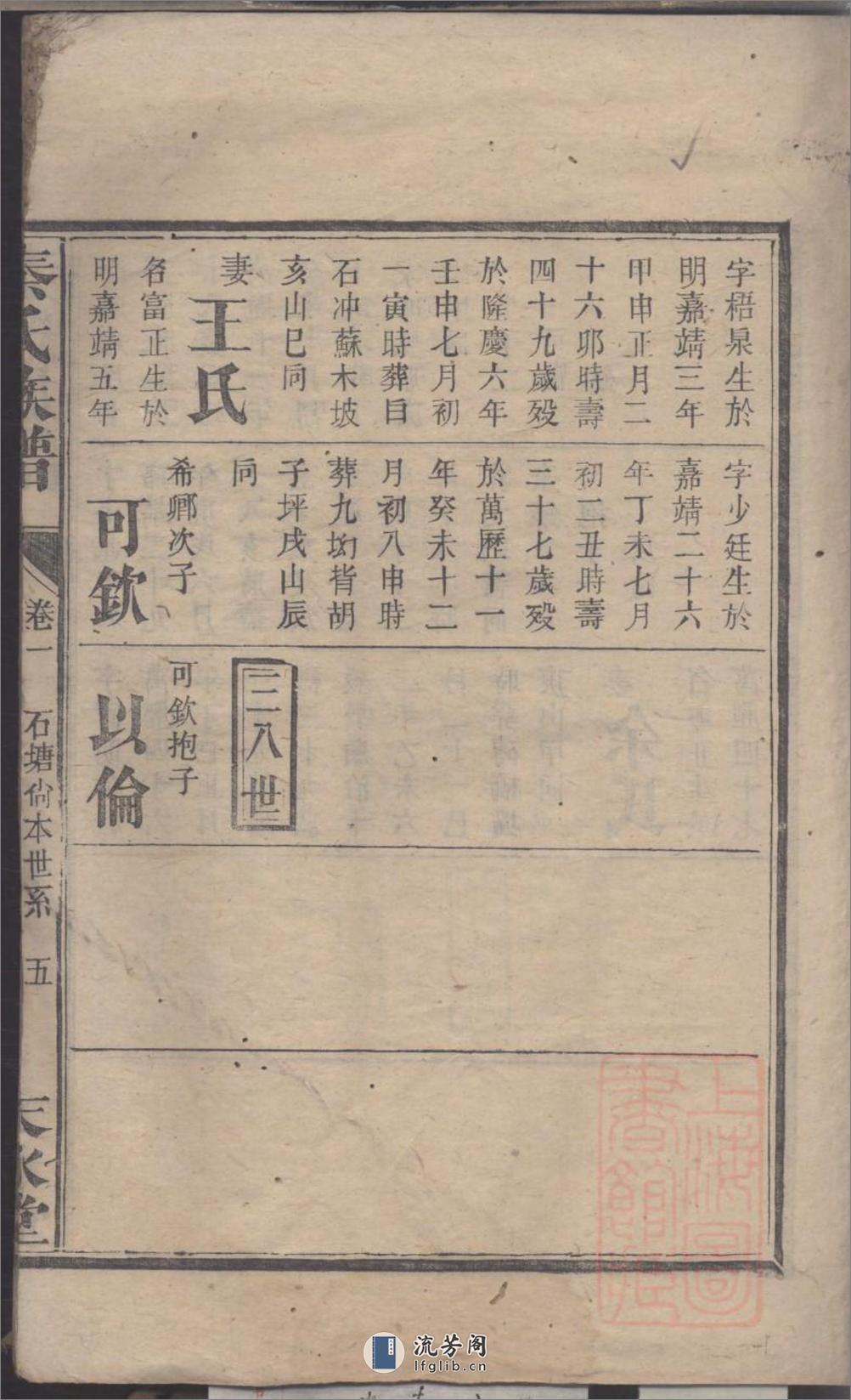 秦氏宗谱_001 - 第12页预览图