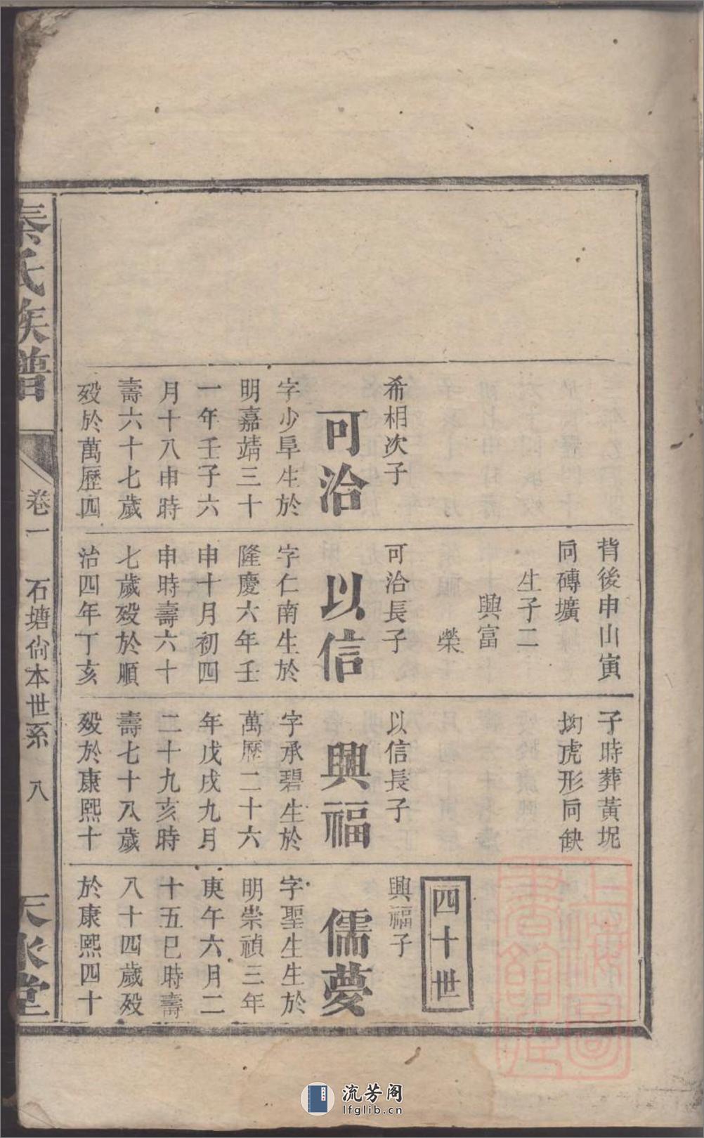 秦氏宗谱_001 - 第18页预览图