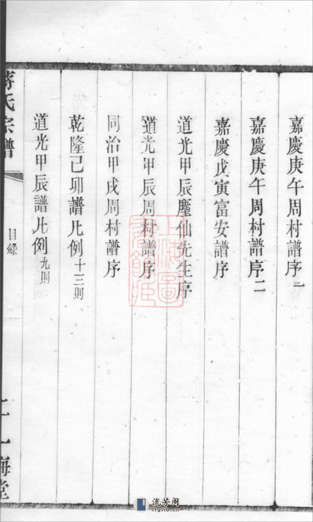 蒋氏宗谱：二十四卷：[无锡] - 第13页预览图