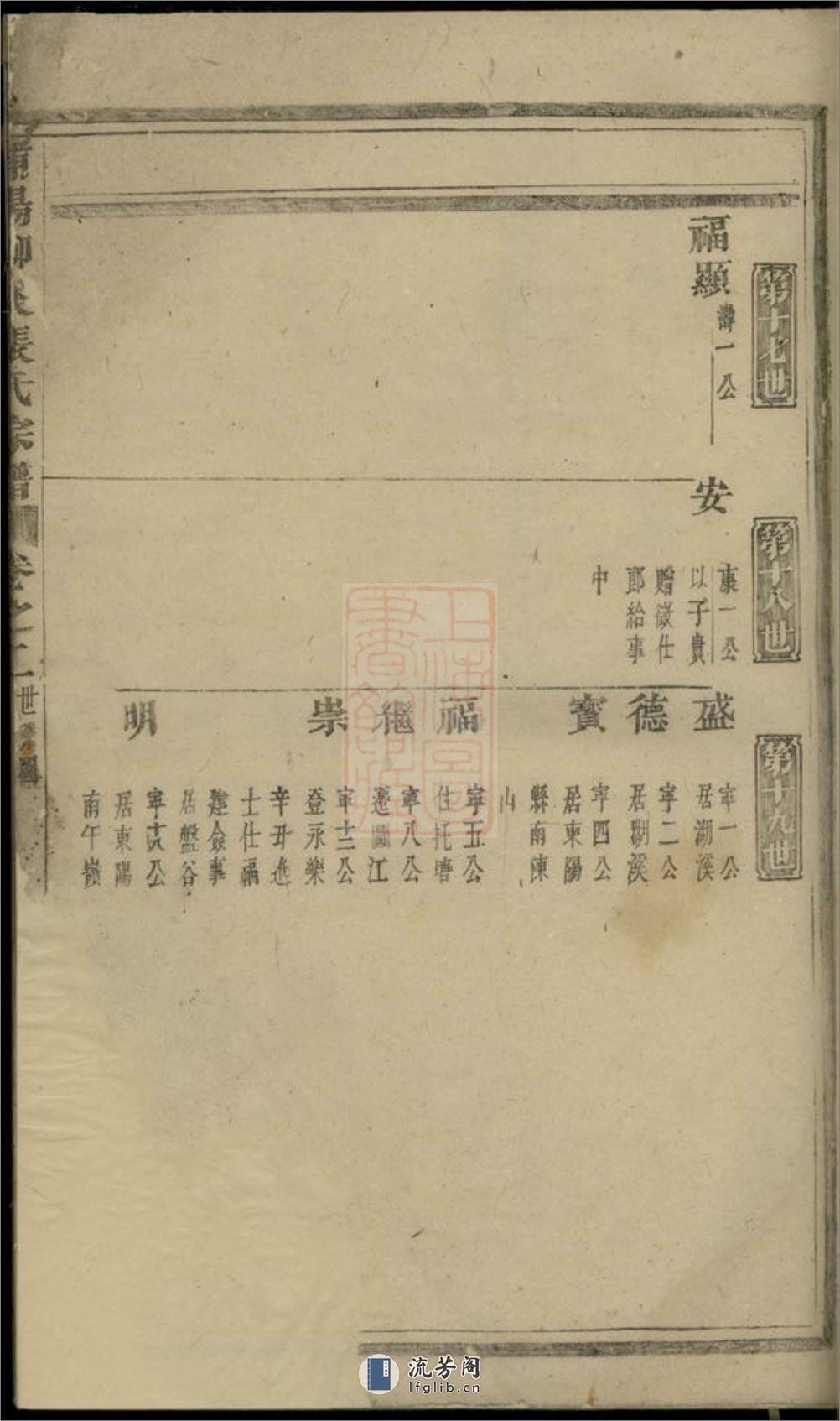 浦阳柳溪张氏宗谱：六卷 - 第12页预览图