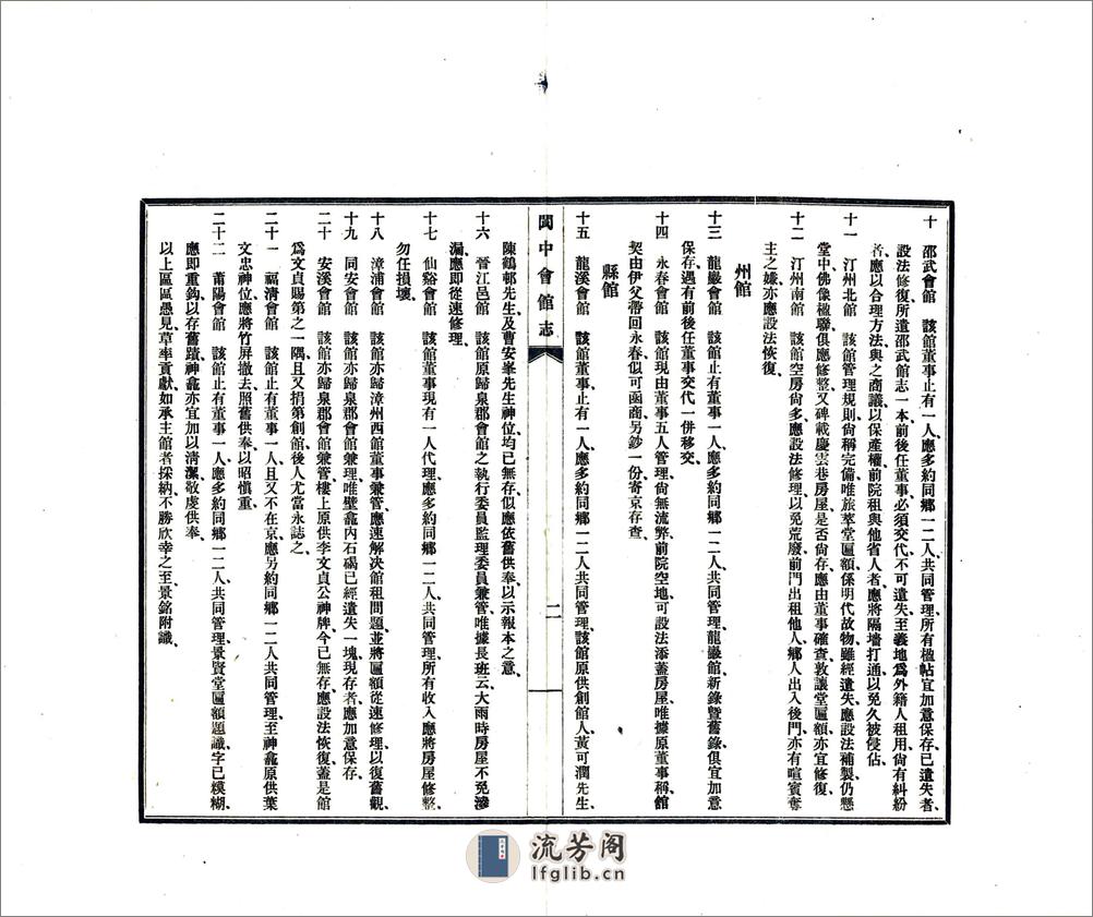 闽中会馆志（民国） - 第15页预览图