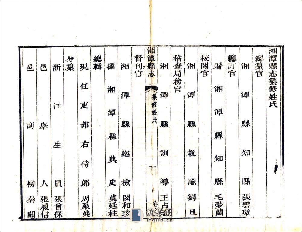 湘潭县志（嘉庆） - 第14页预览图