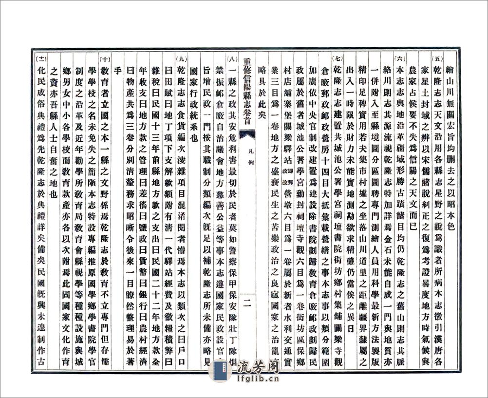 重修信阳县志（民国） - 第13页预览图