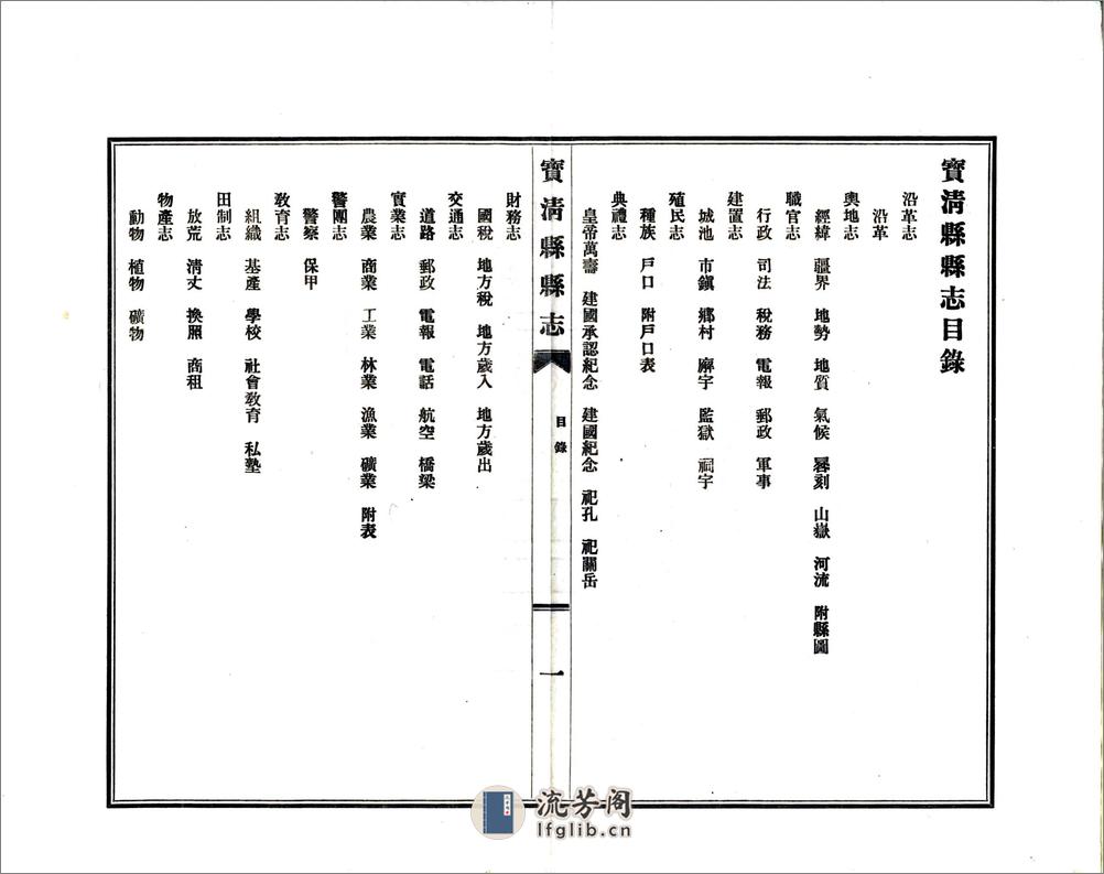 宝清县志（民国） - 第10页预览图