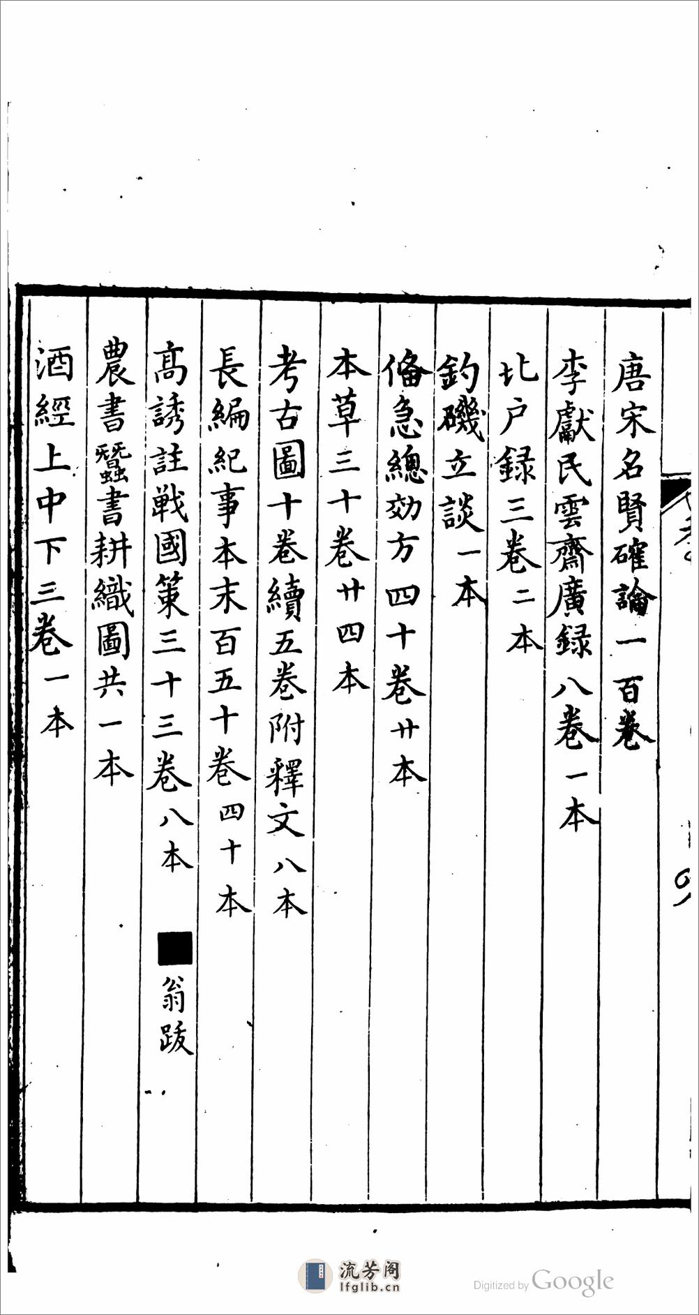 季滄葦藏書目 - 第14页预览图