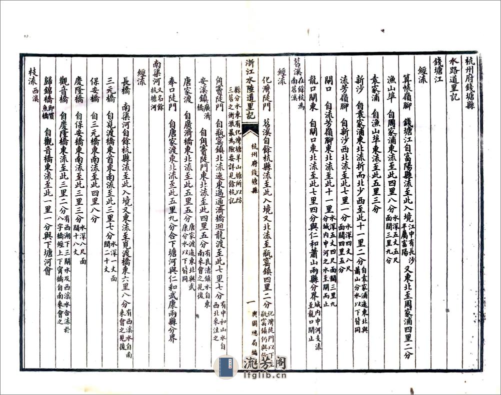 浙江全省舆图并水陆道里记（光绪）1-6 - 第17页预览图