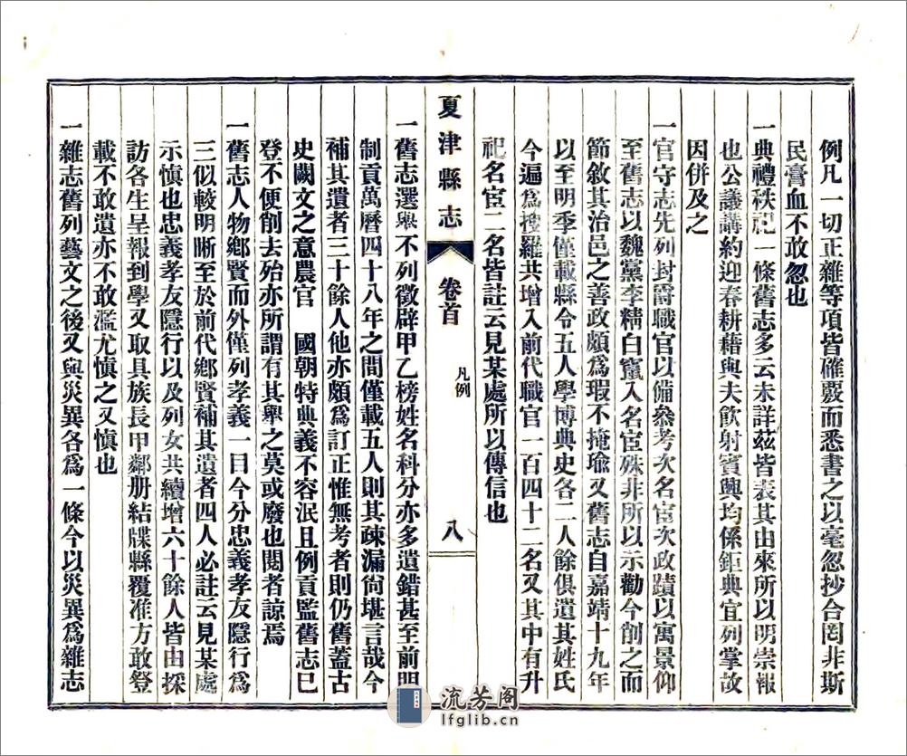 夏津县志（乾隆） - 第9页预览图