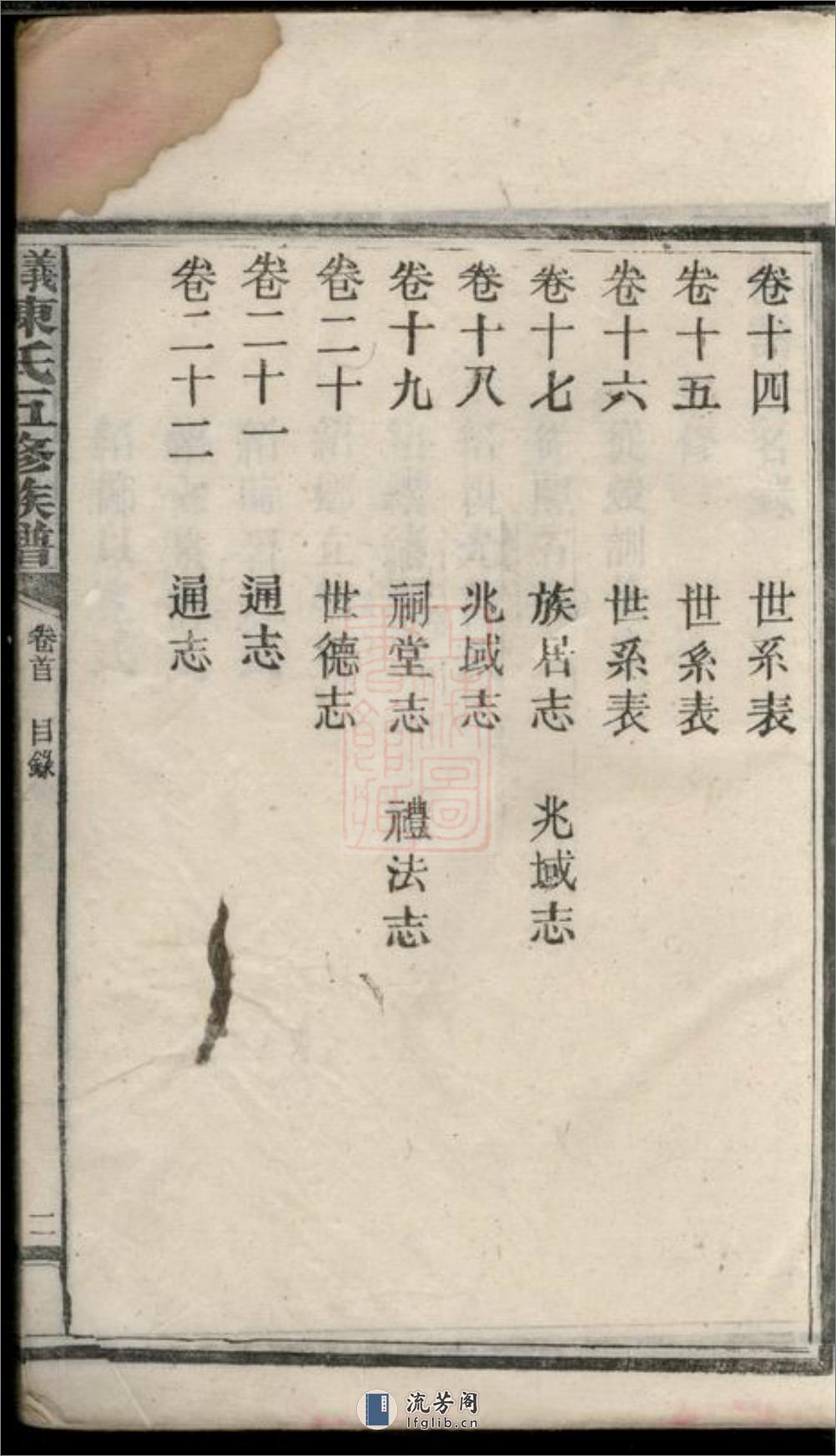 义门陈氏五修族谱：二十二卷，首一卷：[湖南] - 第11页预览图