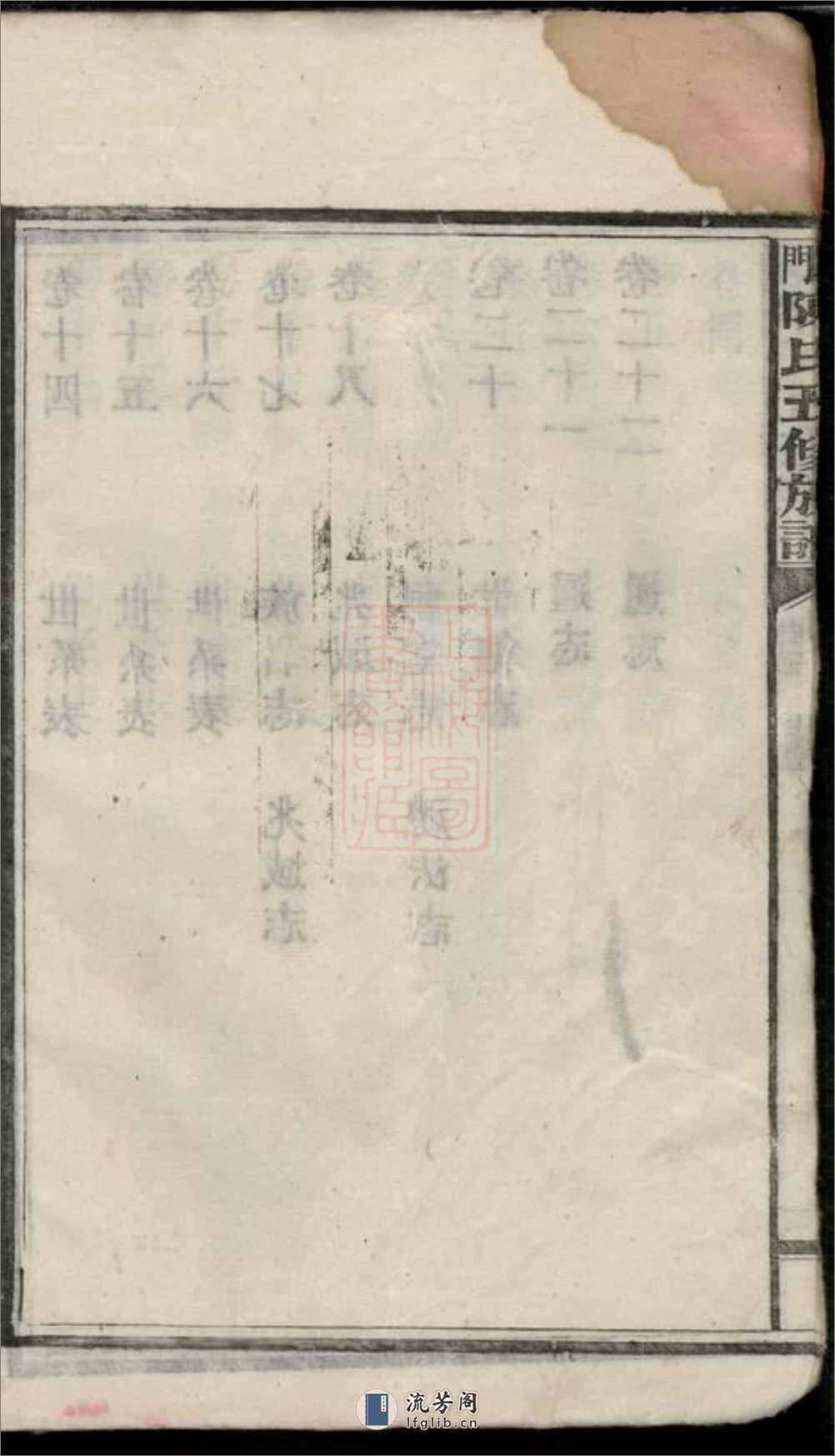 义门陈氏五修族谱：二十二卷，首一卷：[湖南] - 第12页预览图