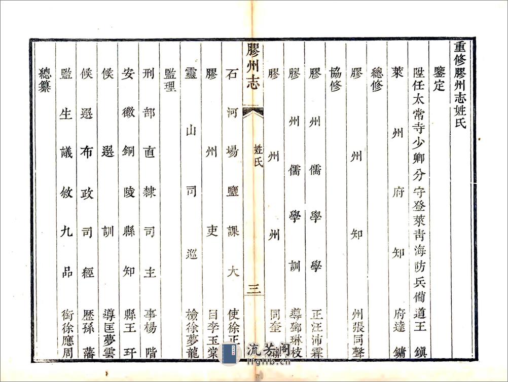 重修胶州志（道光） - 第14页预览图