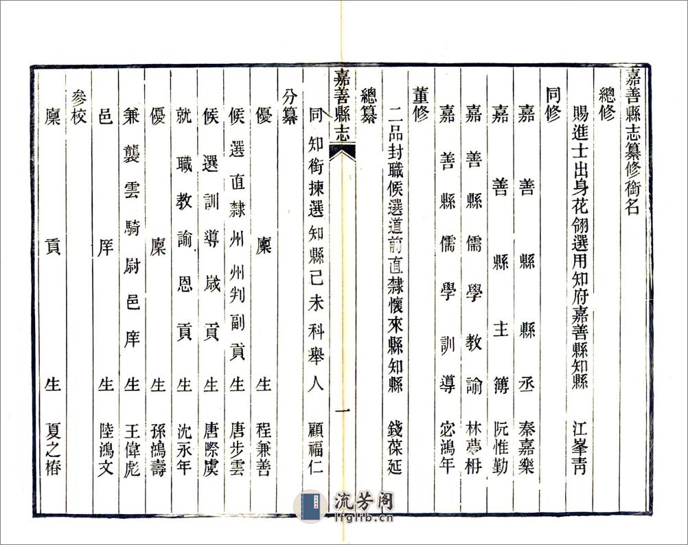 重修嘉善县志（光绪）卷00-18 - 第16页预览图