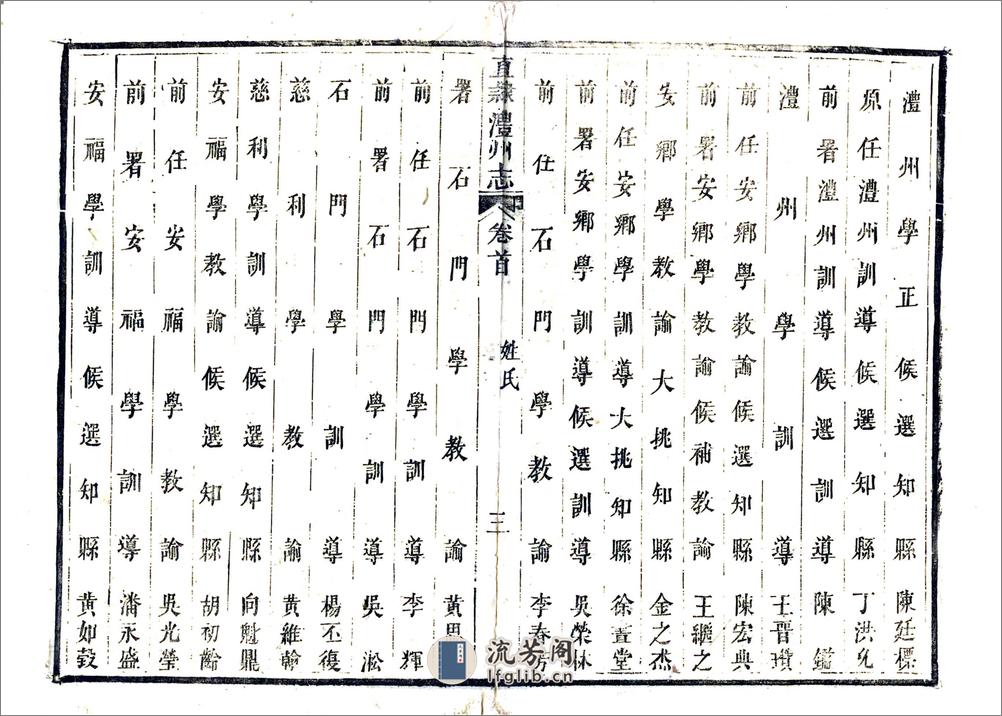 直隶澧州志（道光） - 第17页预览图