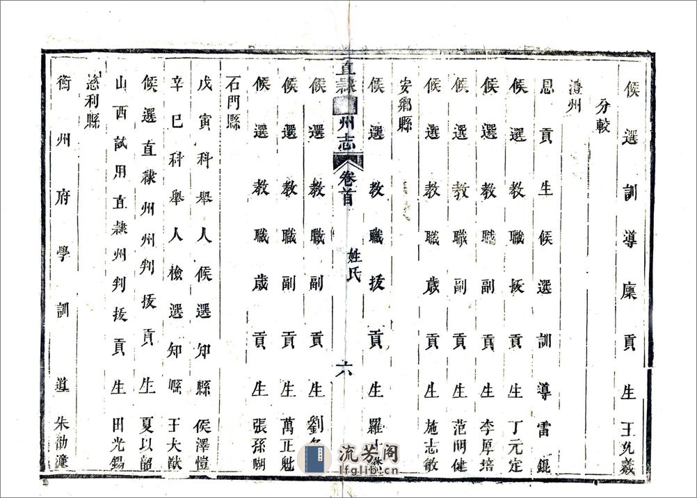 直隶澧州志（道光） - 第20页预览图