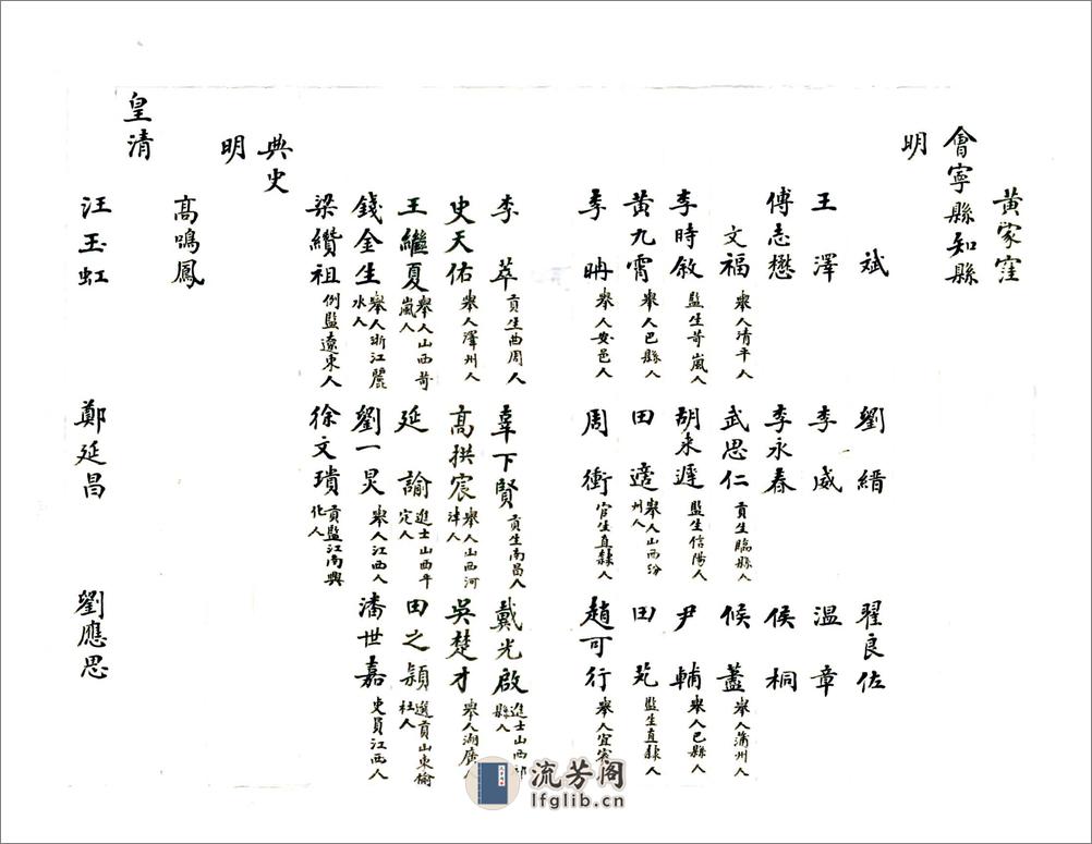 会宁县志（康熙） - 第13页预览图
