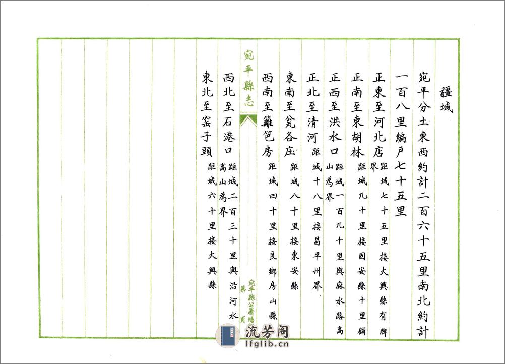 宛平县志（康熙） - 第19页预览图