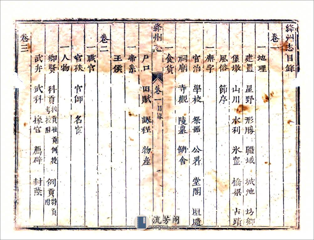 绛州志（康熙） - 第15页预览图