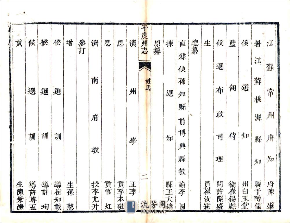 重修平度州志（道光） - 第13页预览图