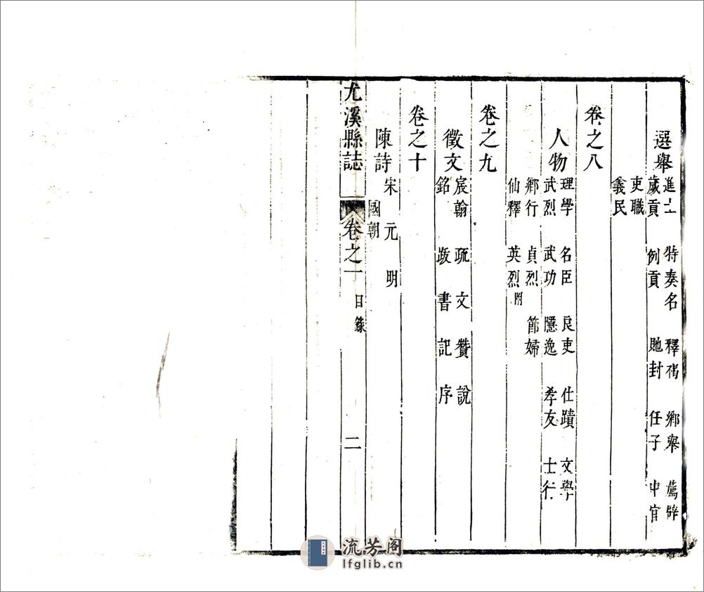 尤溪县志（康熙） - 第20页预览图