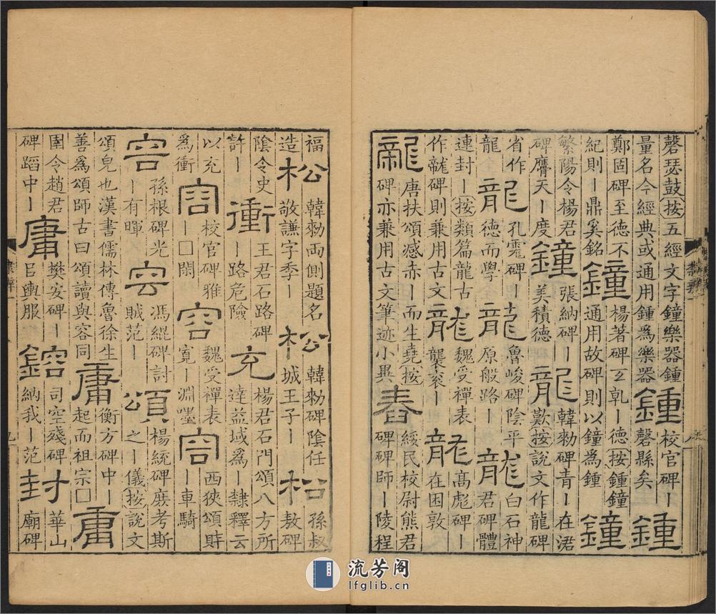 隶辨.8卷.顾蔼吉撰.清乾隆八年黄晟据康熙57年项氏玉渊堂刻本重刊.1743年 - 第13页预览图