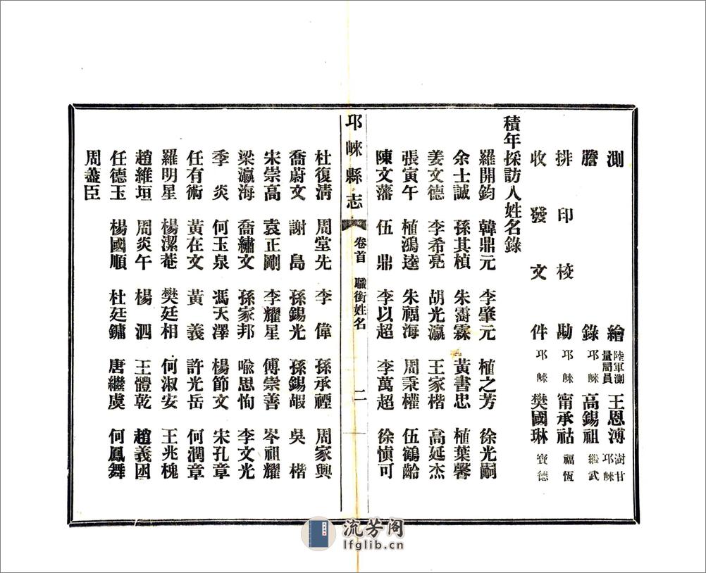 邛崃县志（民国） - 第20页预览图