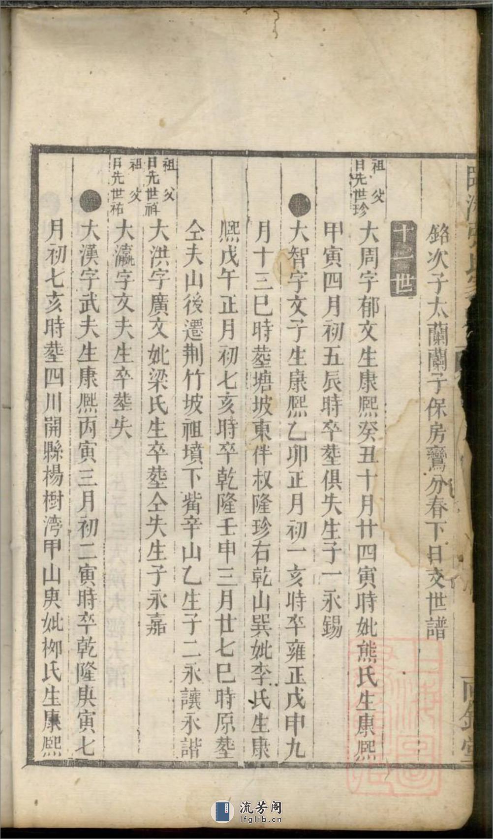 临湘张氏家乘_001 - 第9页预览图