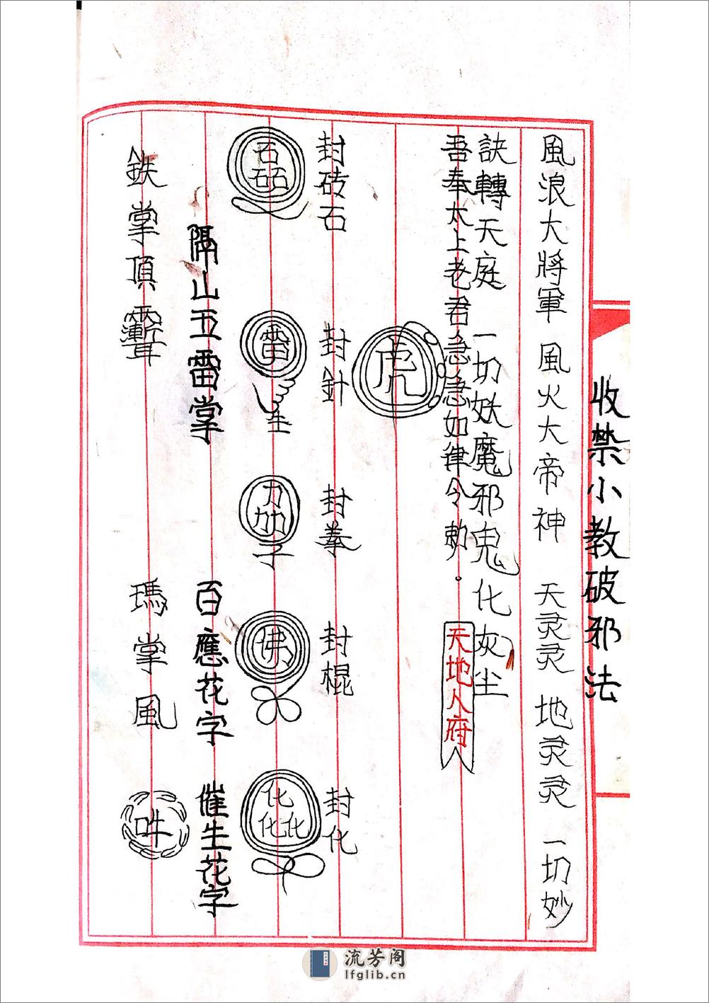 茅山玄英堂朱家教秘传法本 大全 - 第19页预览图