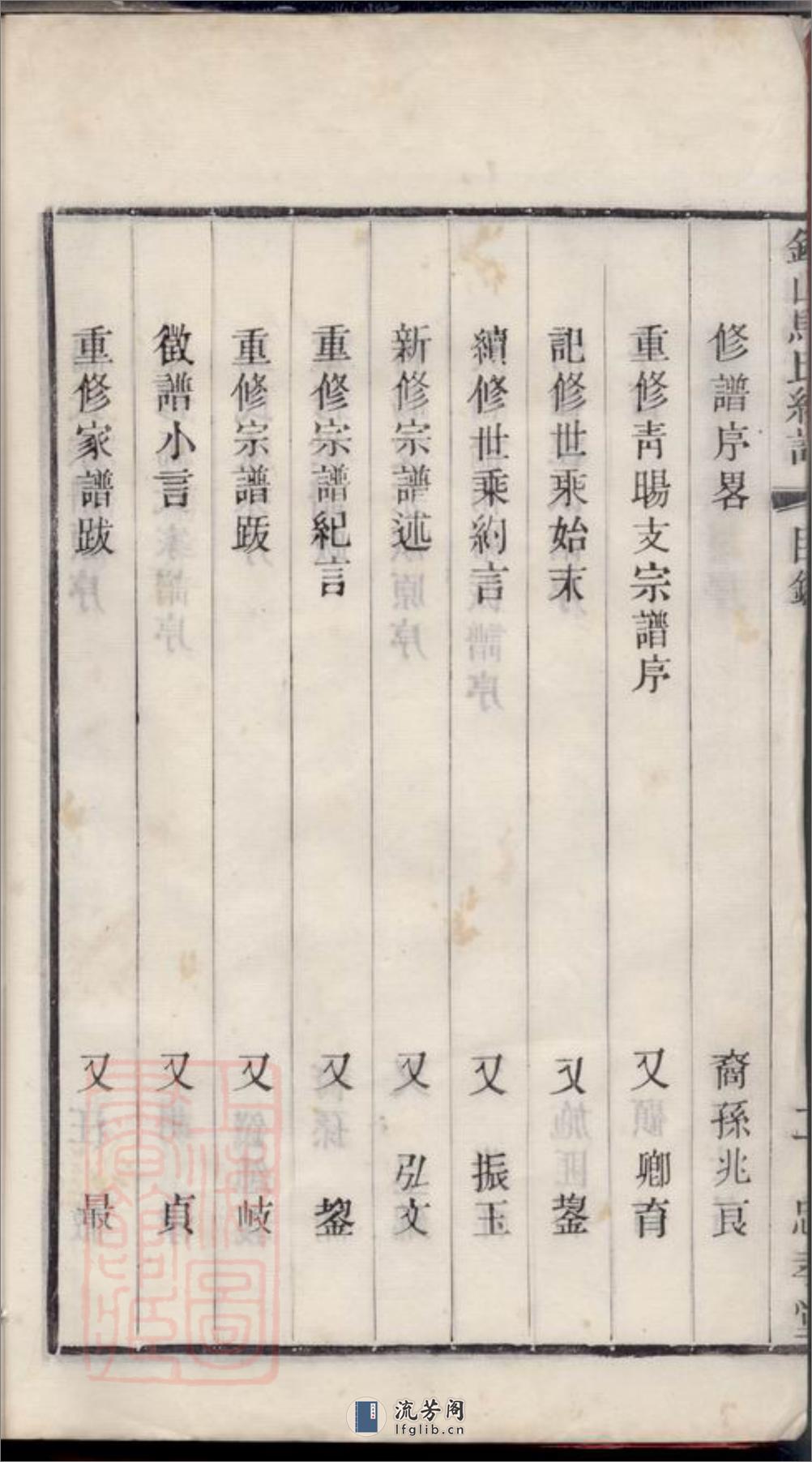 锡山马氏统谱：十二卷，首一卷：[无锡] - 第13页预览图