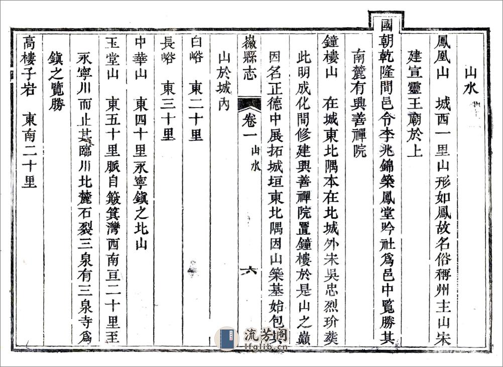 徽县志（乾隆嘉庆刻本） - 第18页预览图