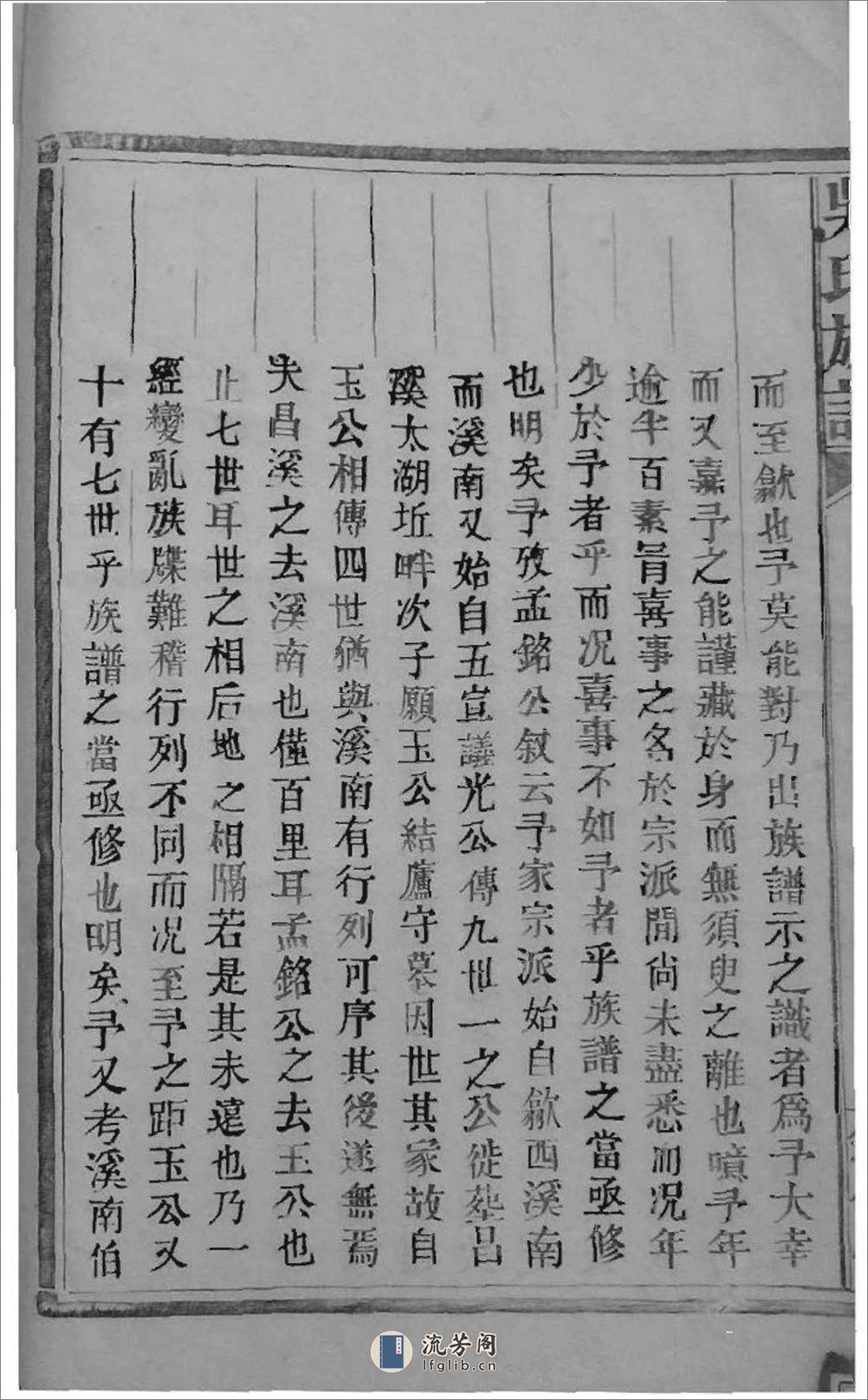 [安徽歙縣]昌溪太湖支吴氏族谱 - 第11页预览图