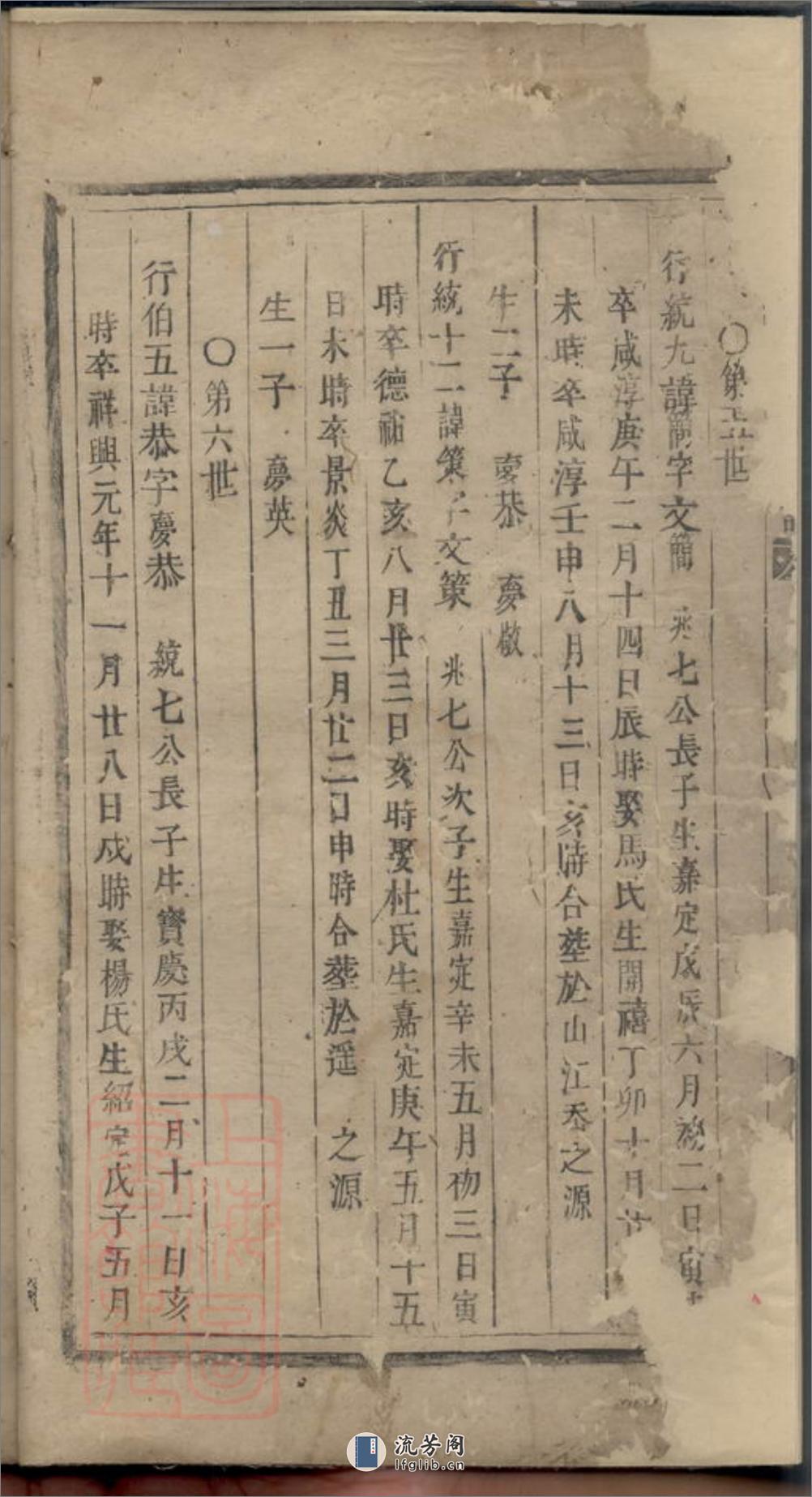 浦阳香溪蔡氏宗谱 - 第7页预览图