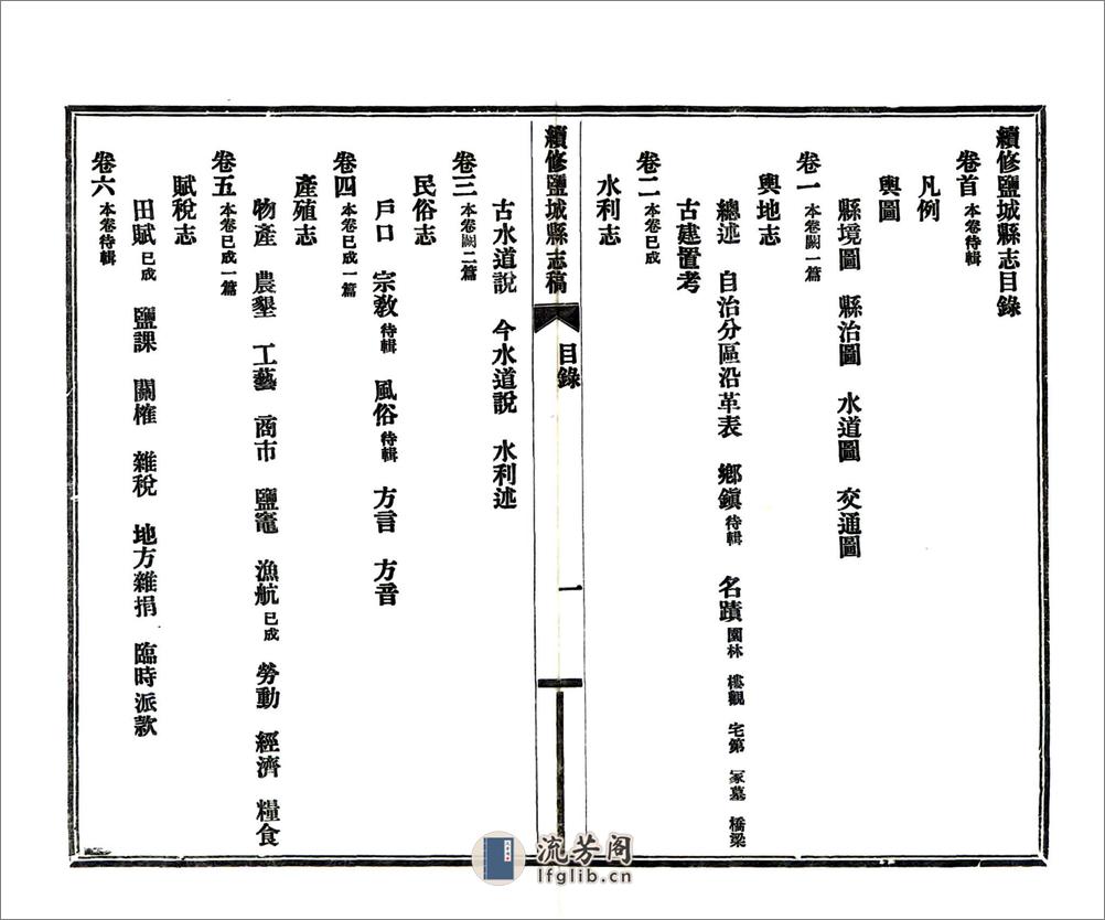 续修盐城县志（民国22年） - 第3页预览图