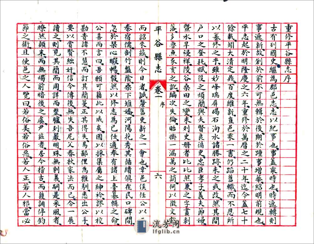 平谷县志（民国23年抄本） - 第7页预览图