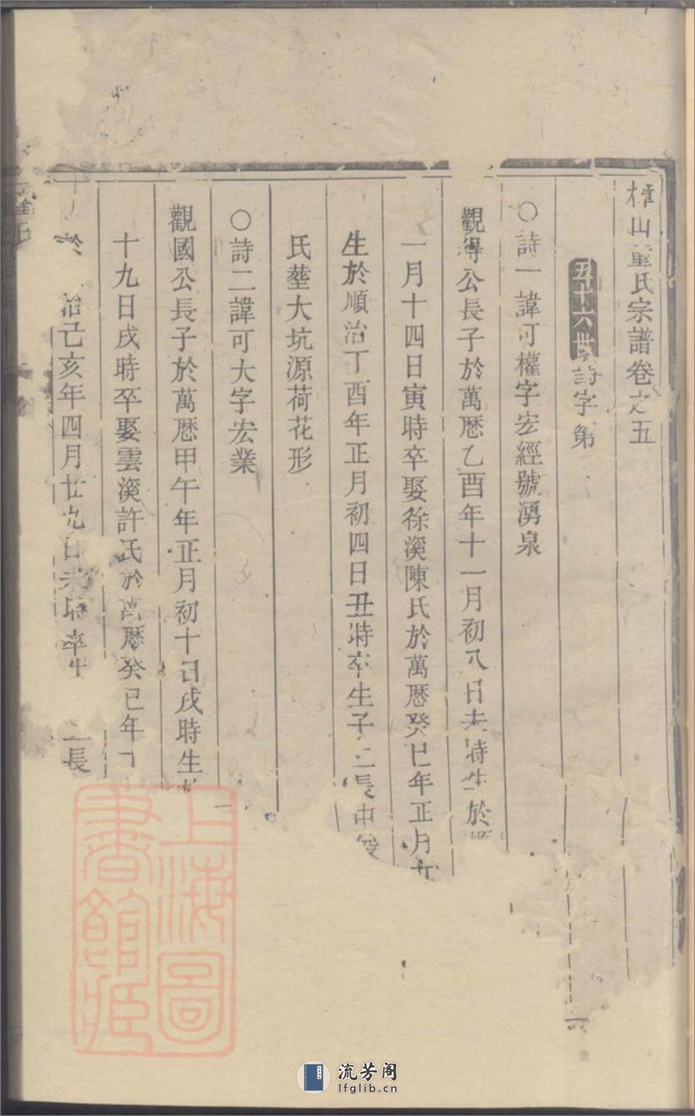 樟山童氏宗譜：十四卷：[浙江淳安] - 第2页预览图