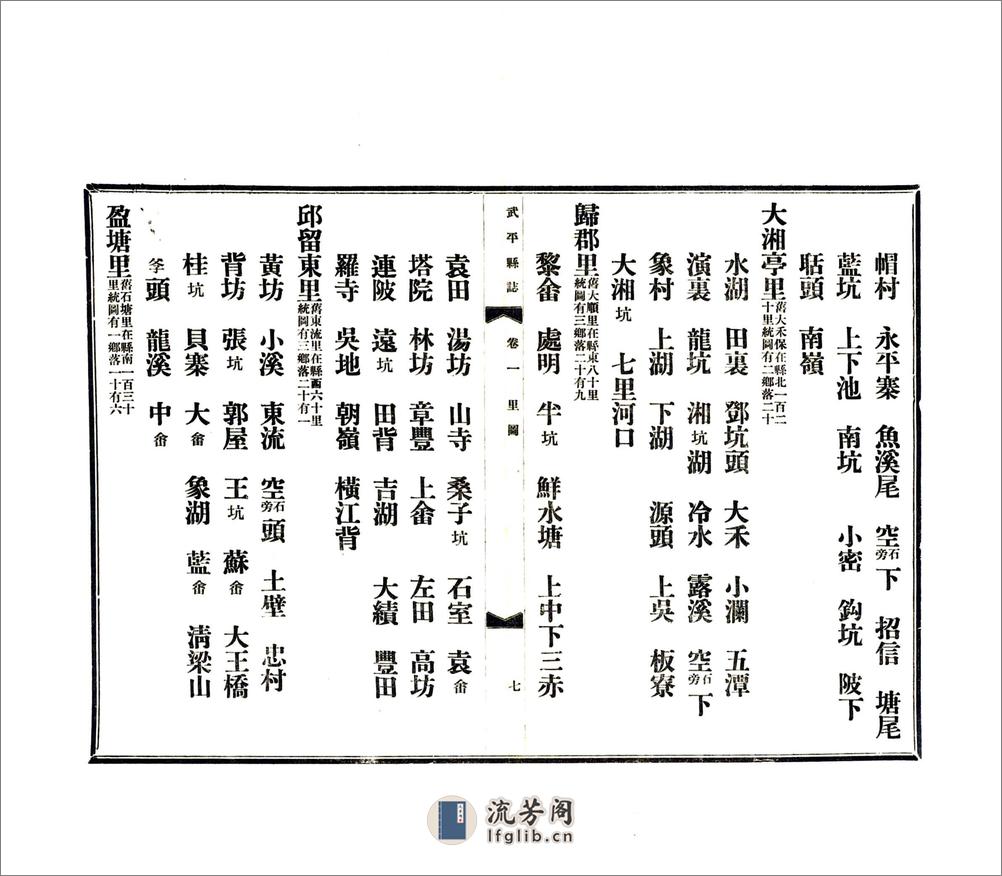 武平县志（康熙） - 第20页预览图