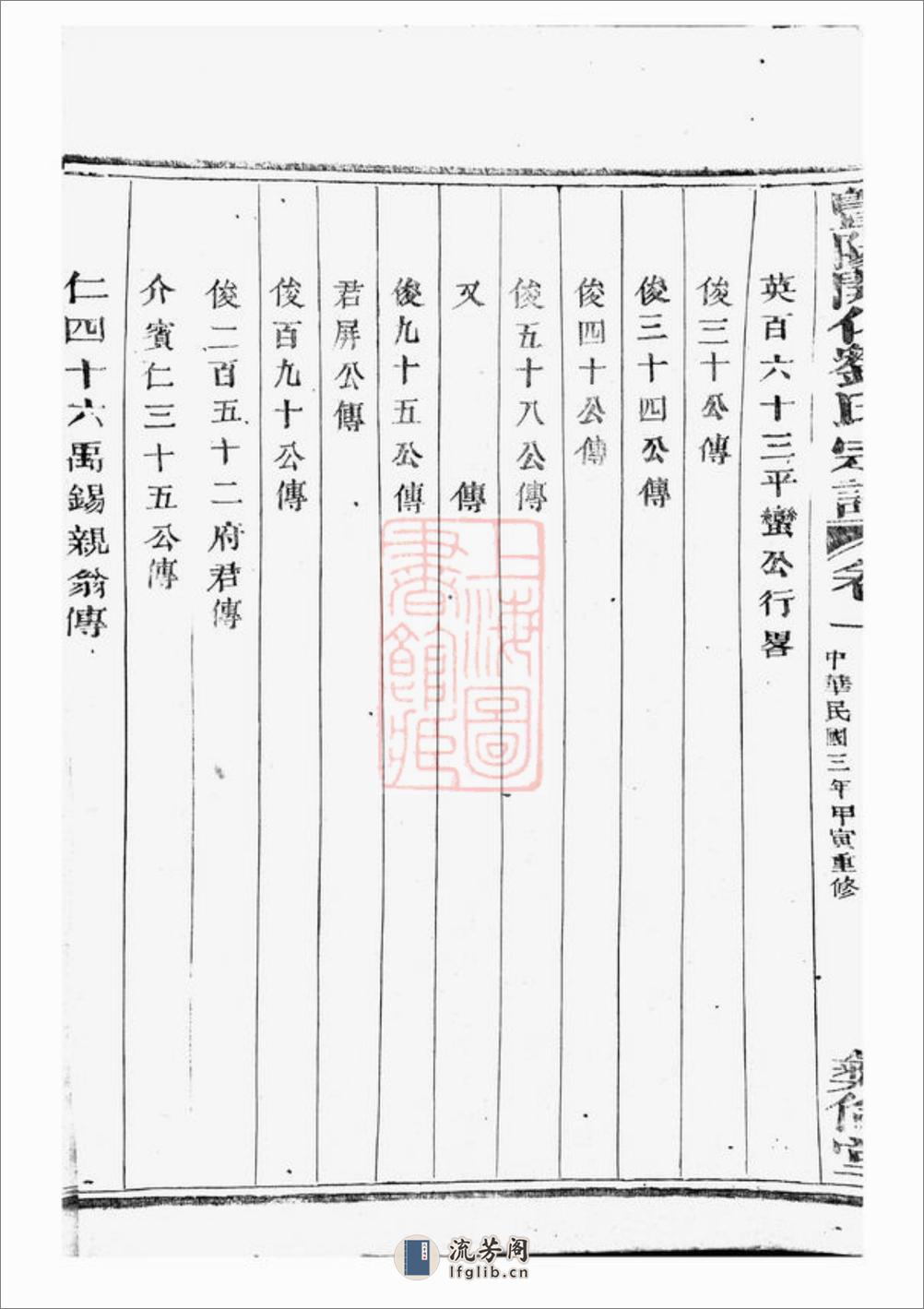 暨阳开化刘氏宗谱：二十二卷 - 第18页预览图