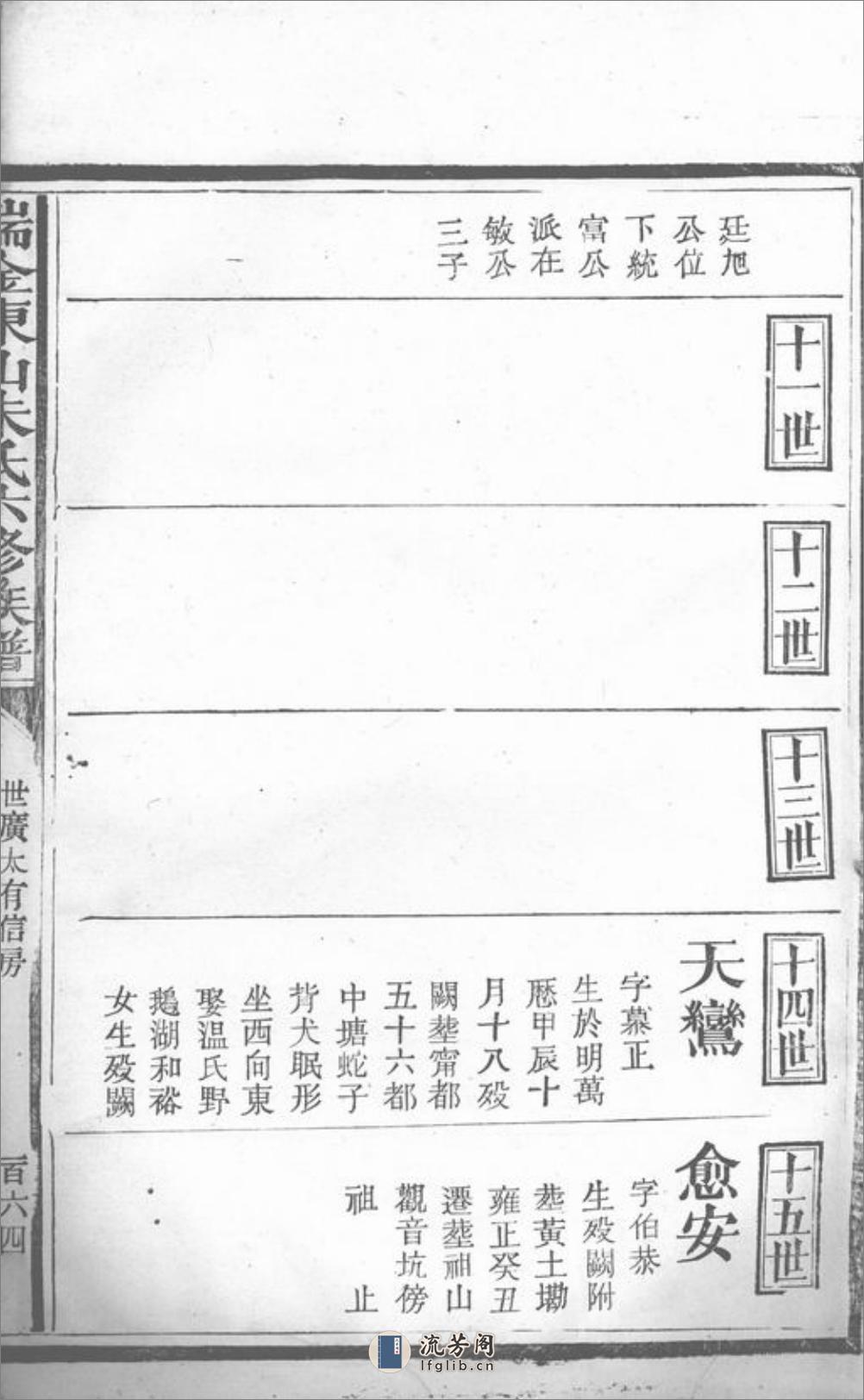 瑞金东山朱氏六修族谱：不分卷 - 第10页预览图