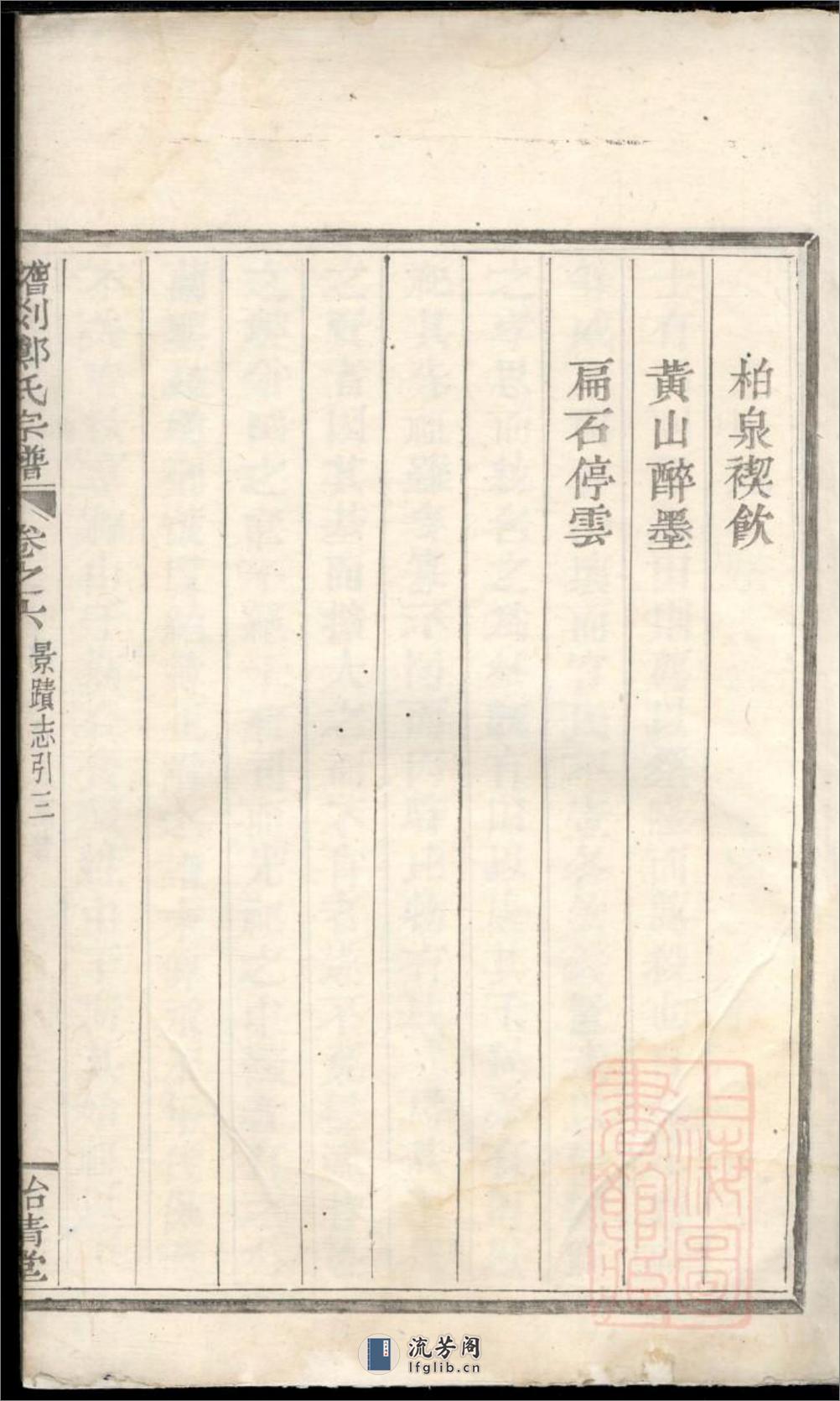稽剡郑氏总五宗谱_001 - 第6页预览图