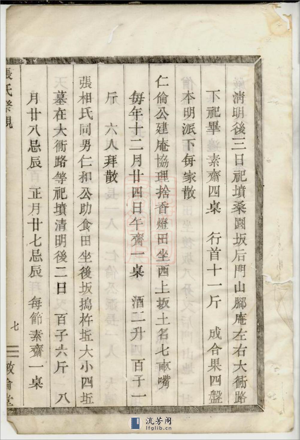 张氏祭规：不分卷：[剡县] - 第18页预览图