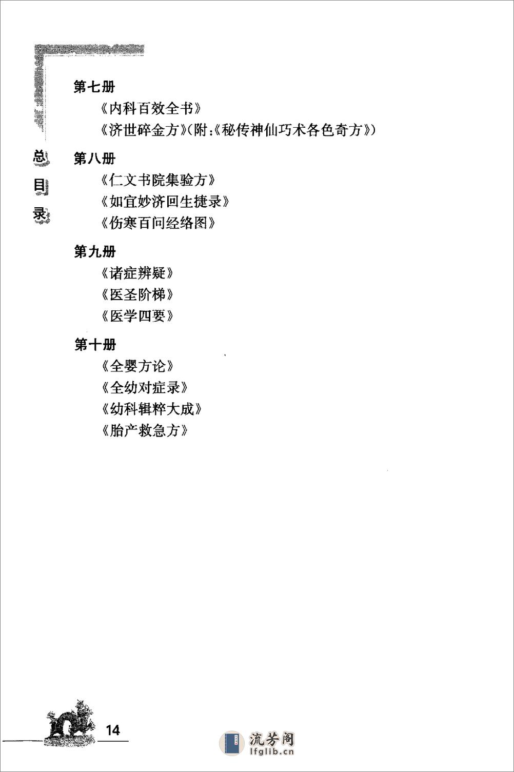 海外回归中医善本古籍丛书（续）第3册 - 第13页预览图