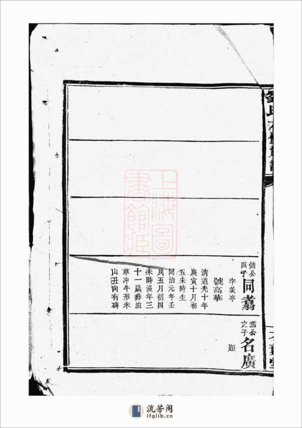 刘氏六修族谱：[湖南] - 第18页预览图