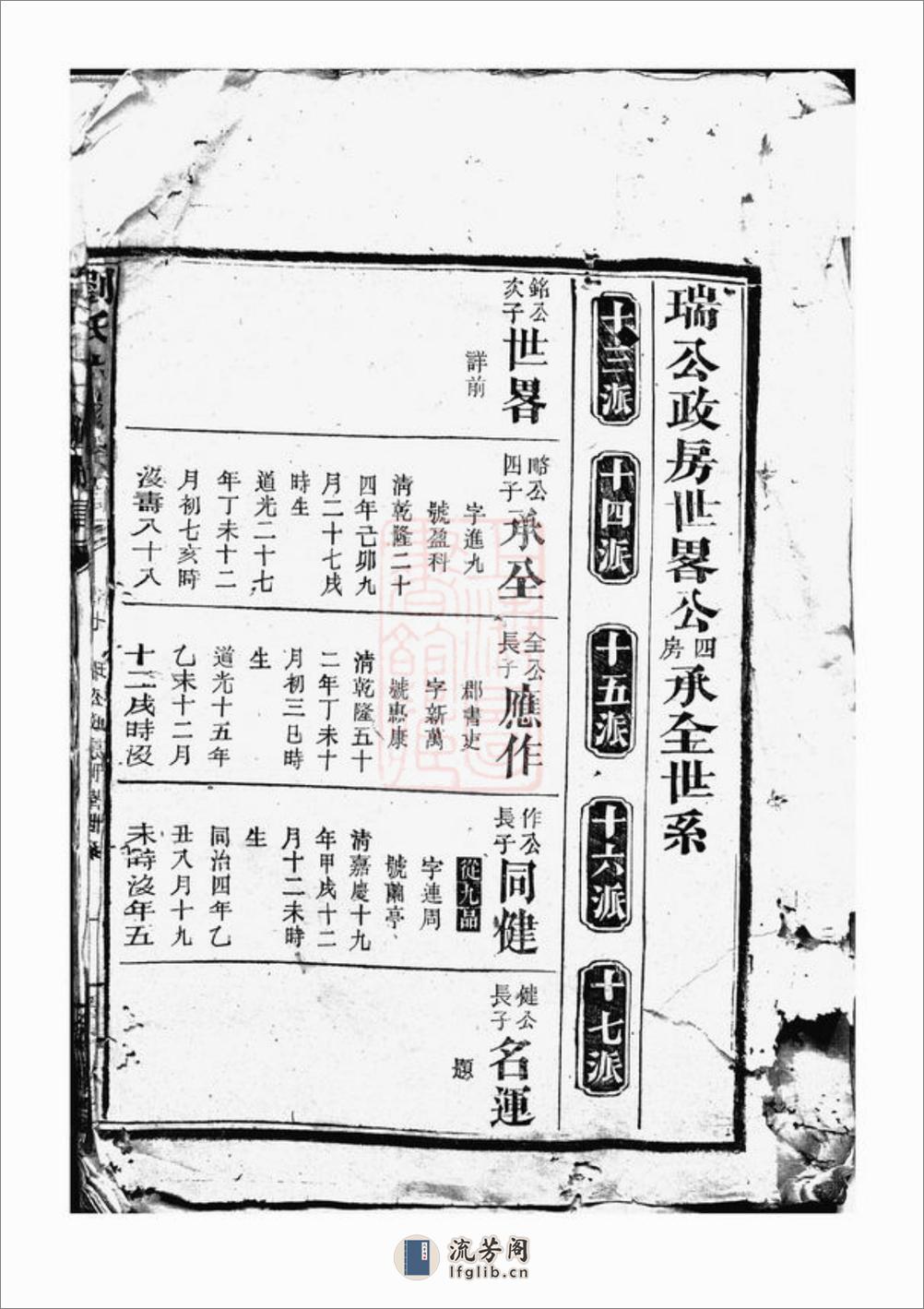 刘氏六修族谱：[湖南] - 第3页预览图
