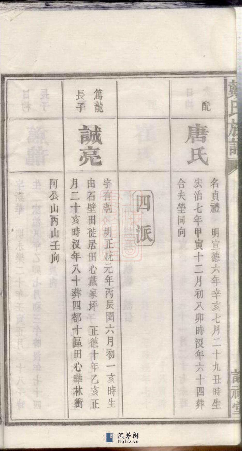 沩宁戴氏四修族谱：十二卷：[宁乡] - 第6页预览图