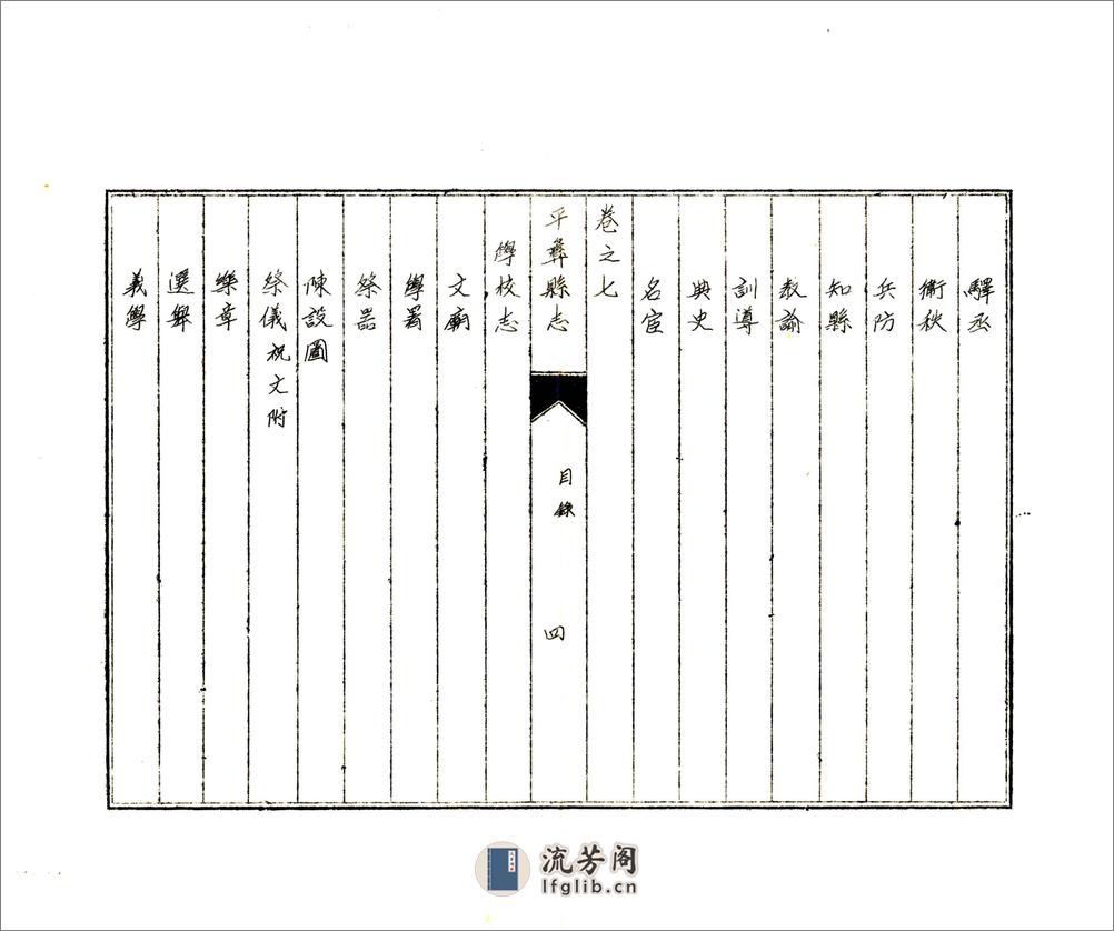 平彝县志（康熙油印本） - 第12页预览图