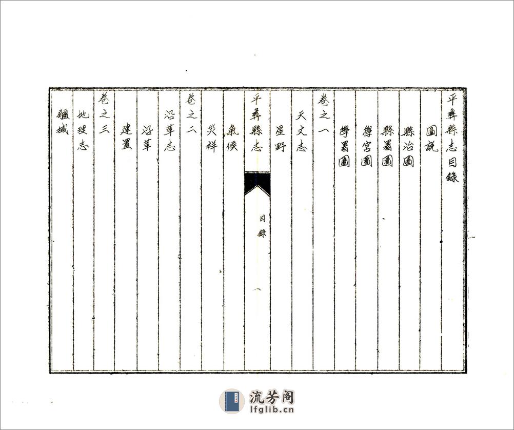 平彝县志（康熙油印本） - 第9页预览图