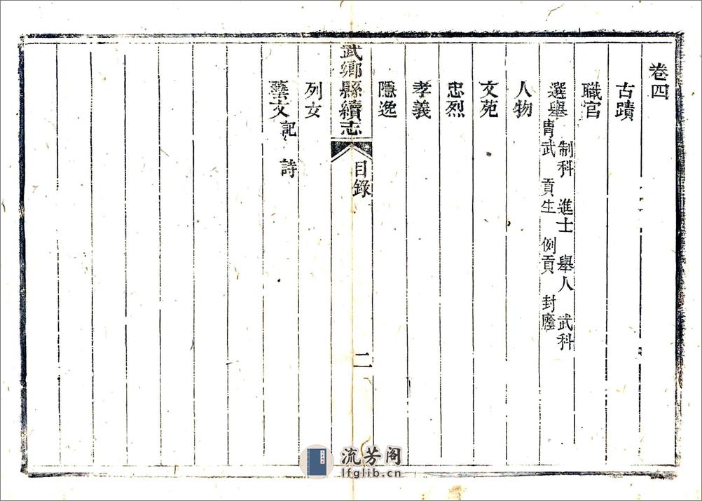 武乡县续志（光绪） - 第17页预览图