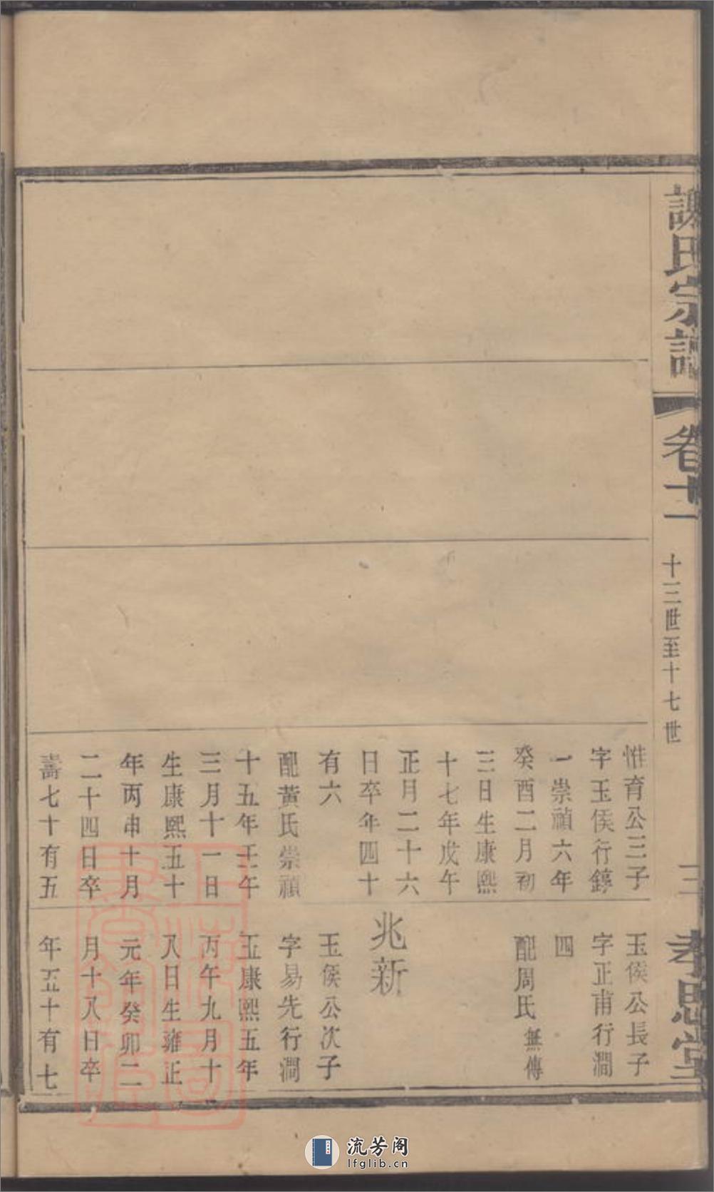 义安谢氏宗谱 - 第17页预览图